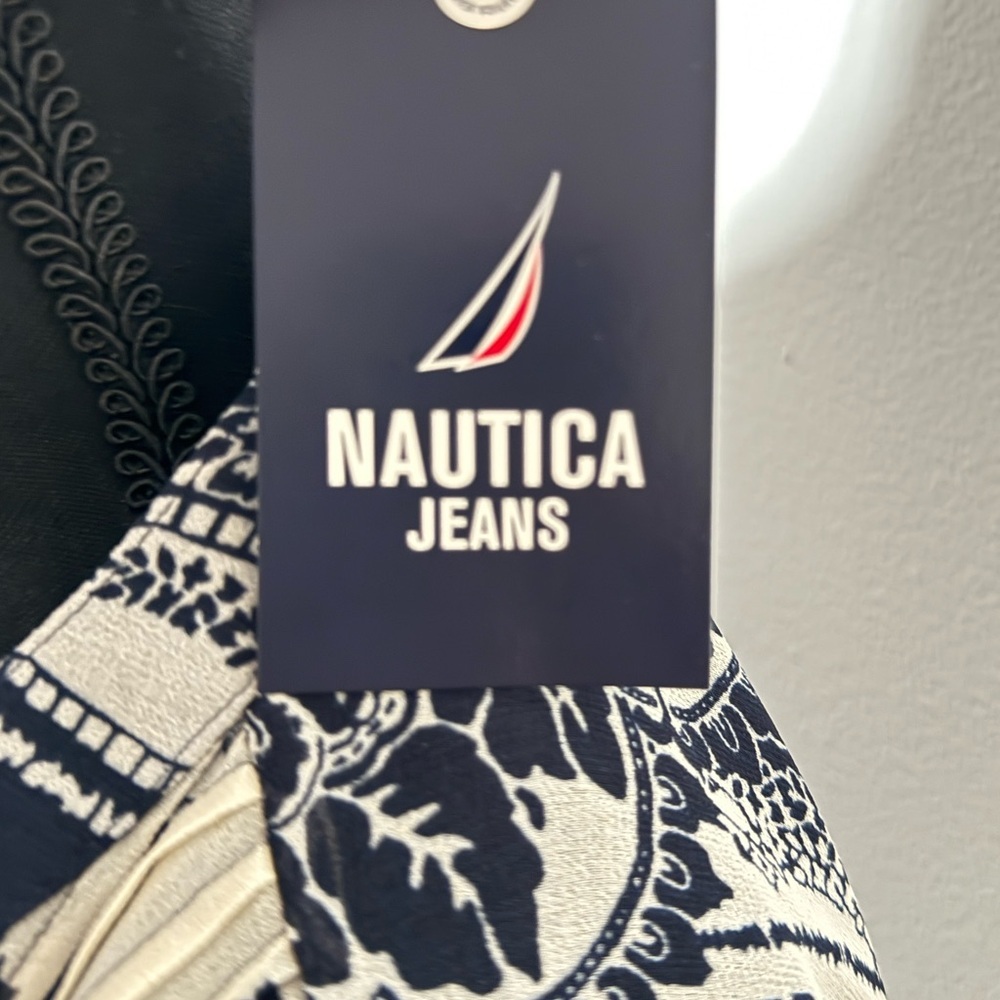 Nautical Jeans Women's Printed Short-Sleeve Blouse​ - Picture 4 of 5